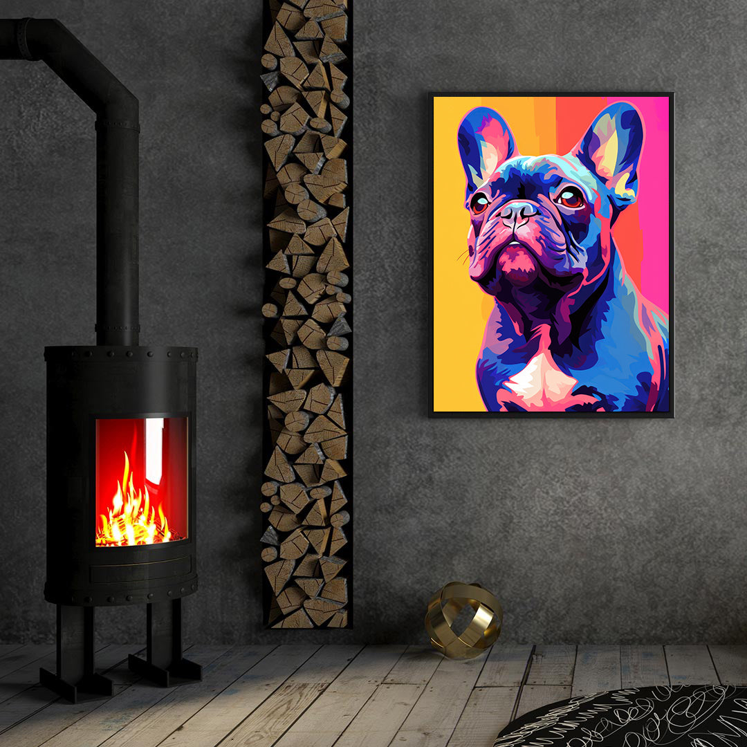 Tablou Canvas - Multicoloured Dog