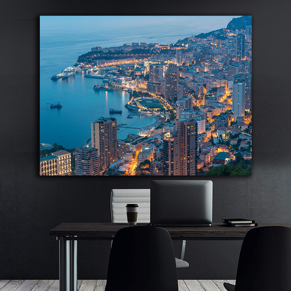 Canvas Painting - City at Sea