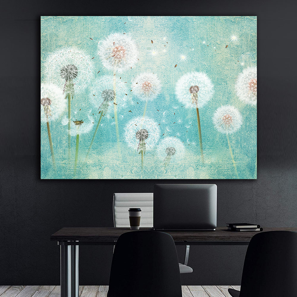 Canvas Painting - Dandelions