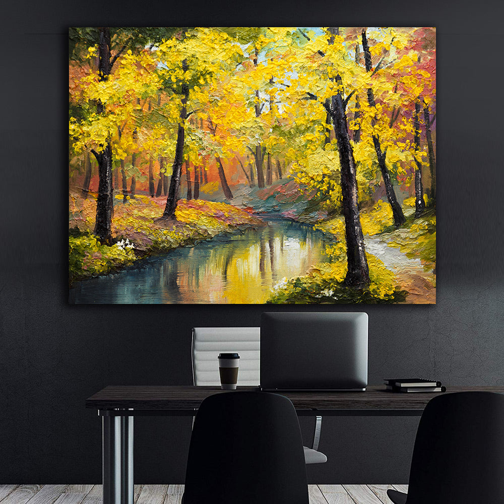 Canvas Painting - Autumn Landscape