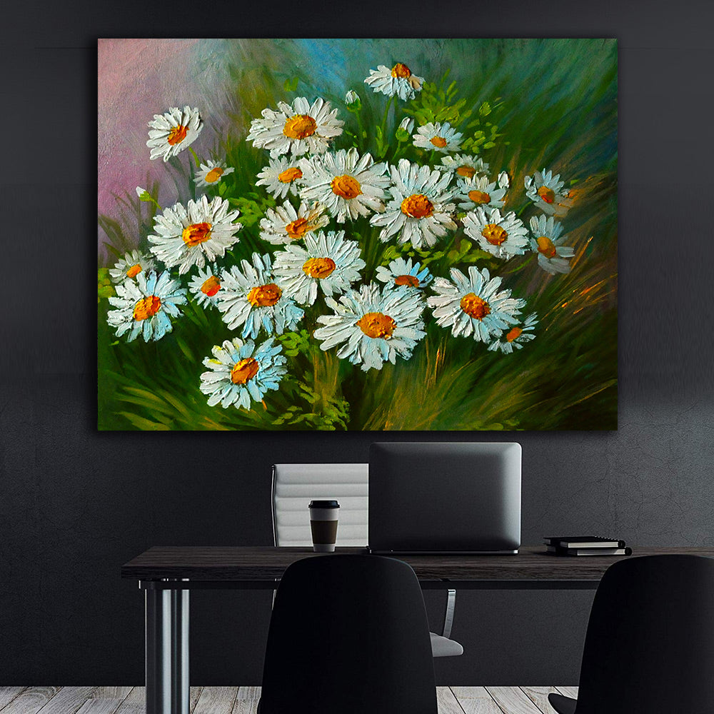 Canvas Painting - Flowers in the Plain