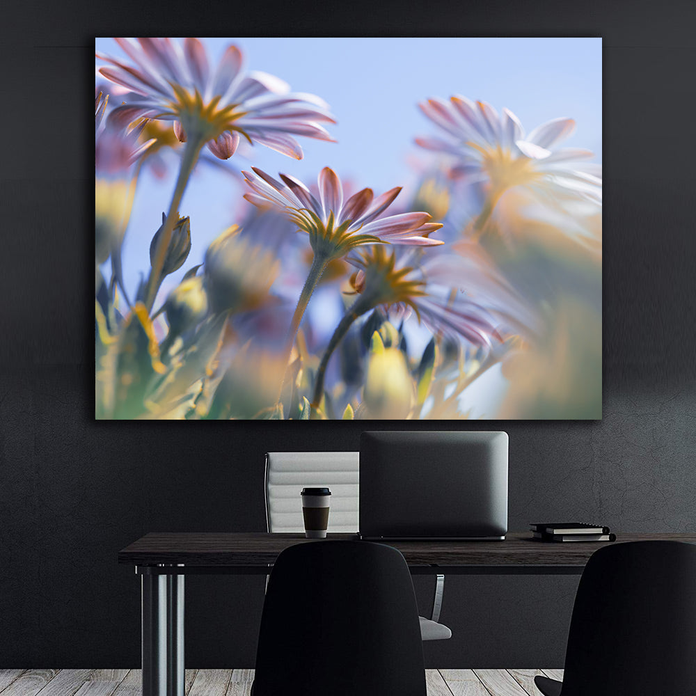 Canvas Painting - Pink Flowers