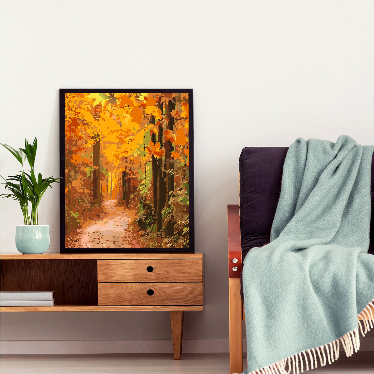 Paint by numbers - Autumn Landscape 3781