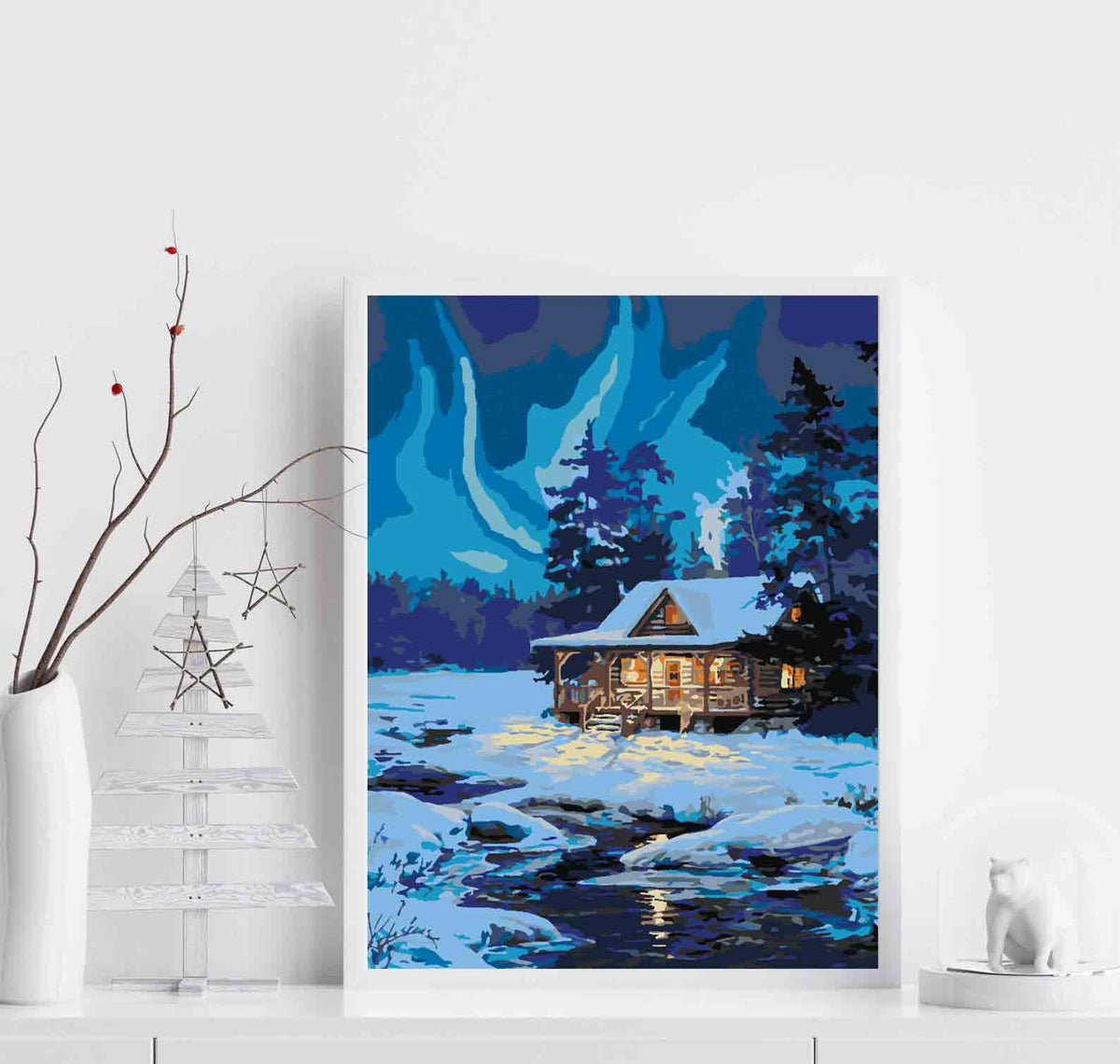 Paint by numbers - Winter Landscape 3880