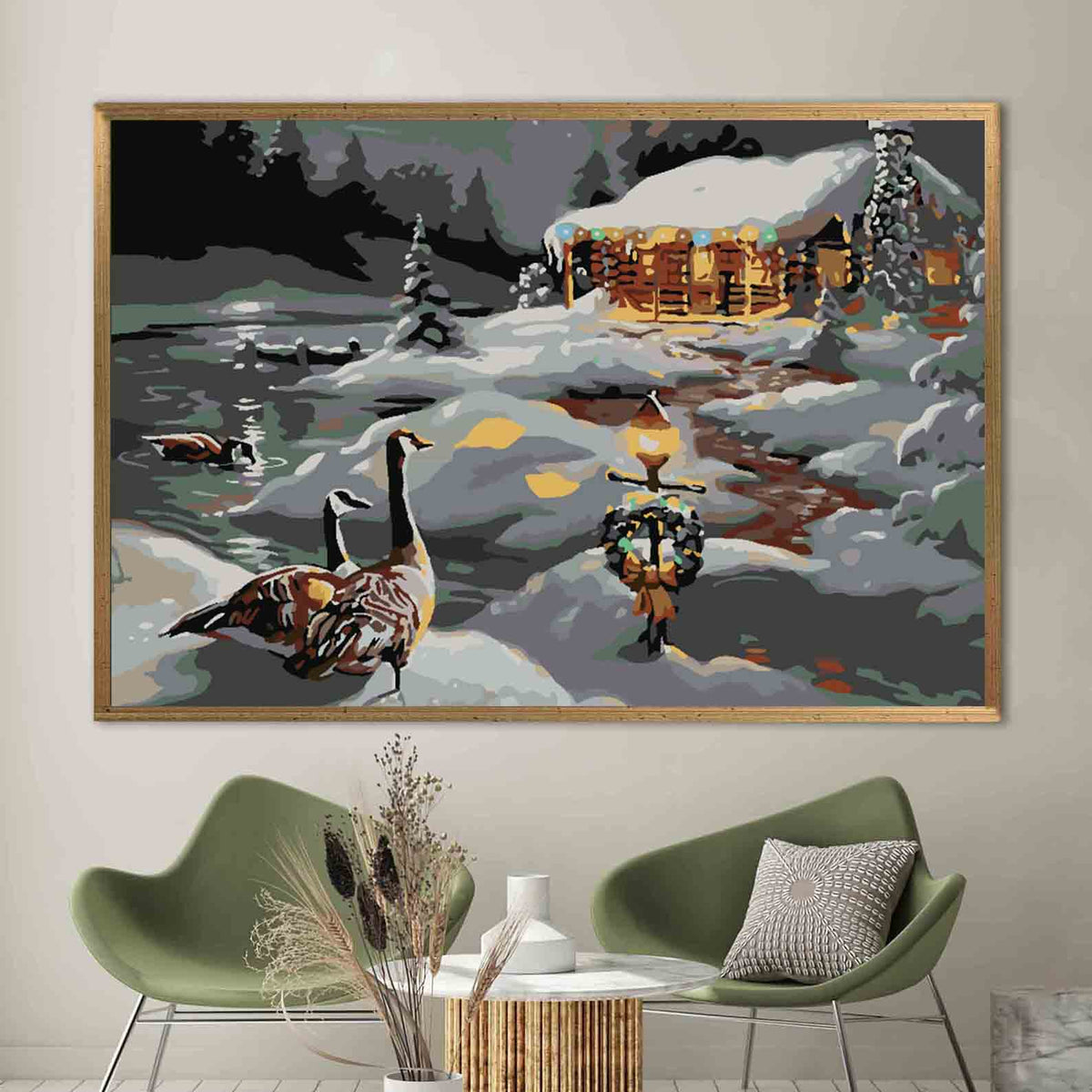 Paint by numbers - Winter Landscape 3945
