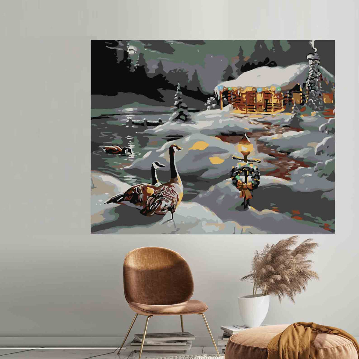 Paint by numbers - Winter Landscape 3945