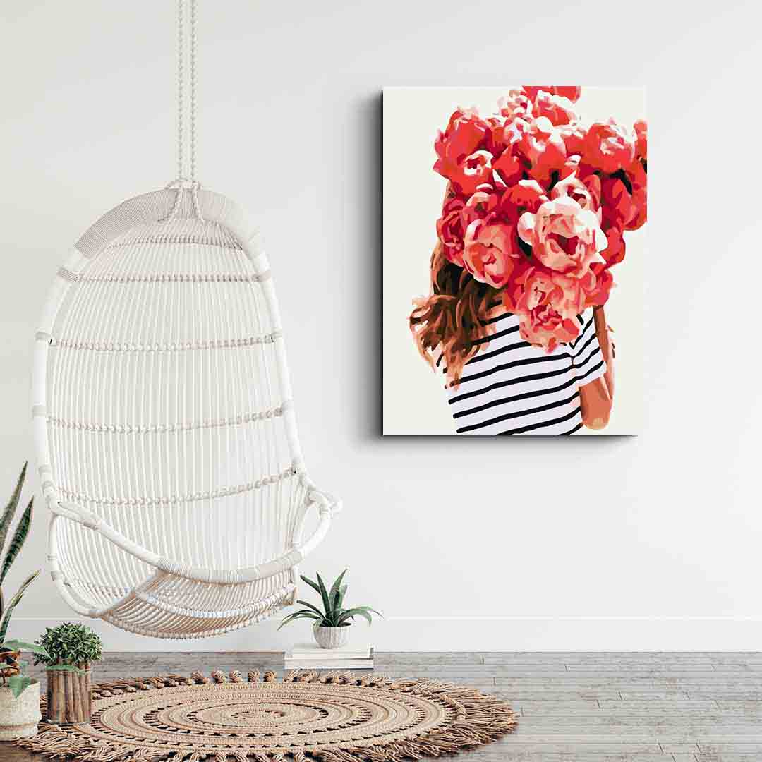 Paint by numbers - Floral Head 4067