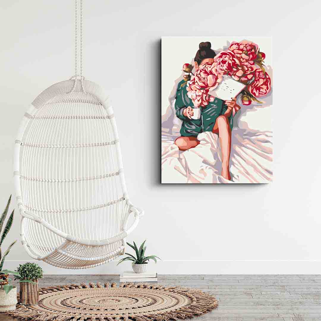 Paint by numbers - Floral Head 4068
