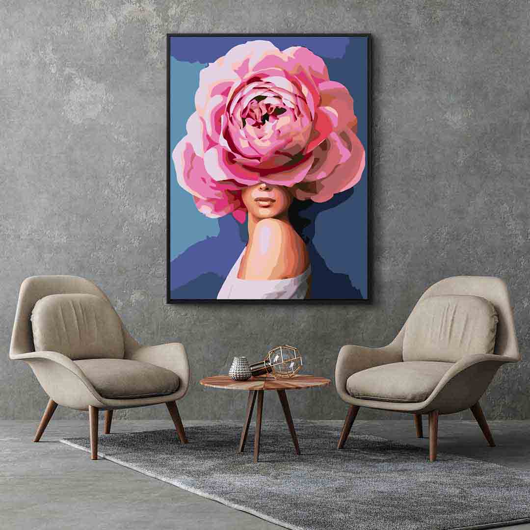 Paint by numbers - Floral Head 4073