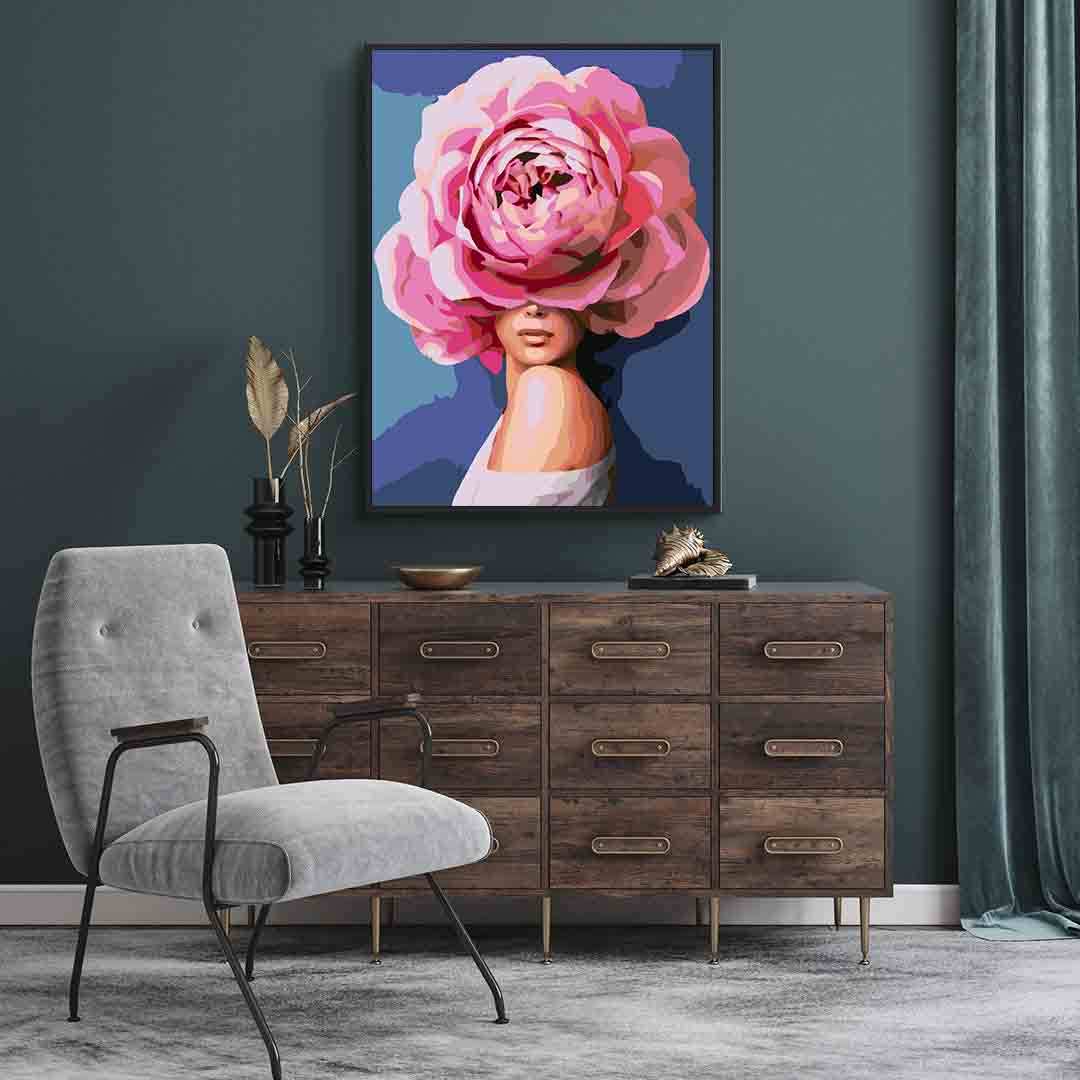 Paint by numbers - Floral Head 4073
