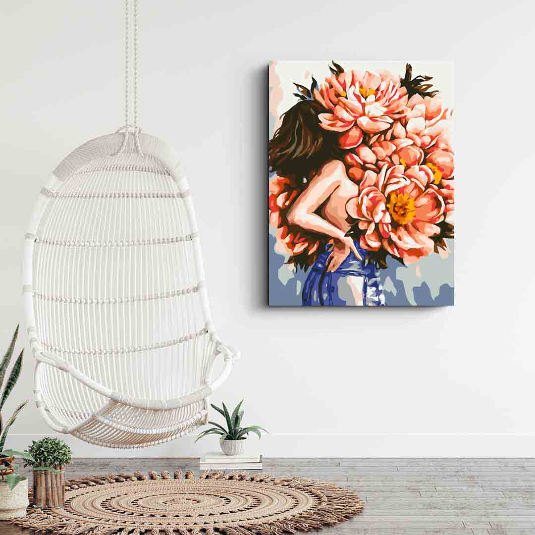 Paint by numbers - Floral Head 4074