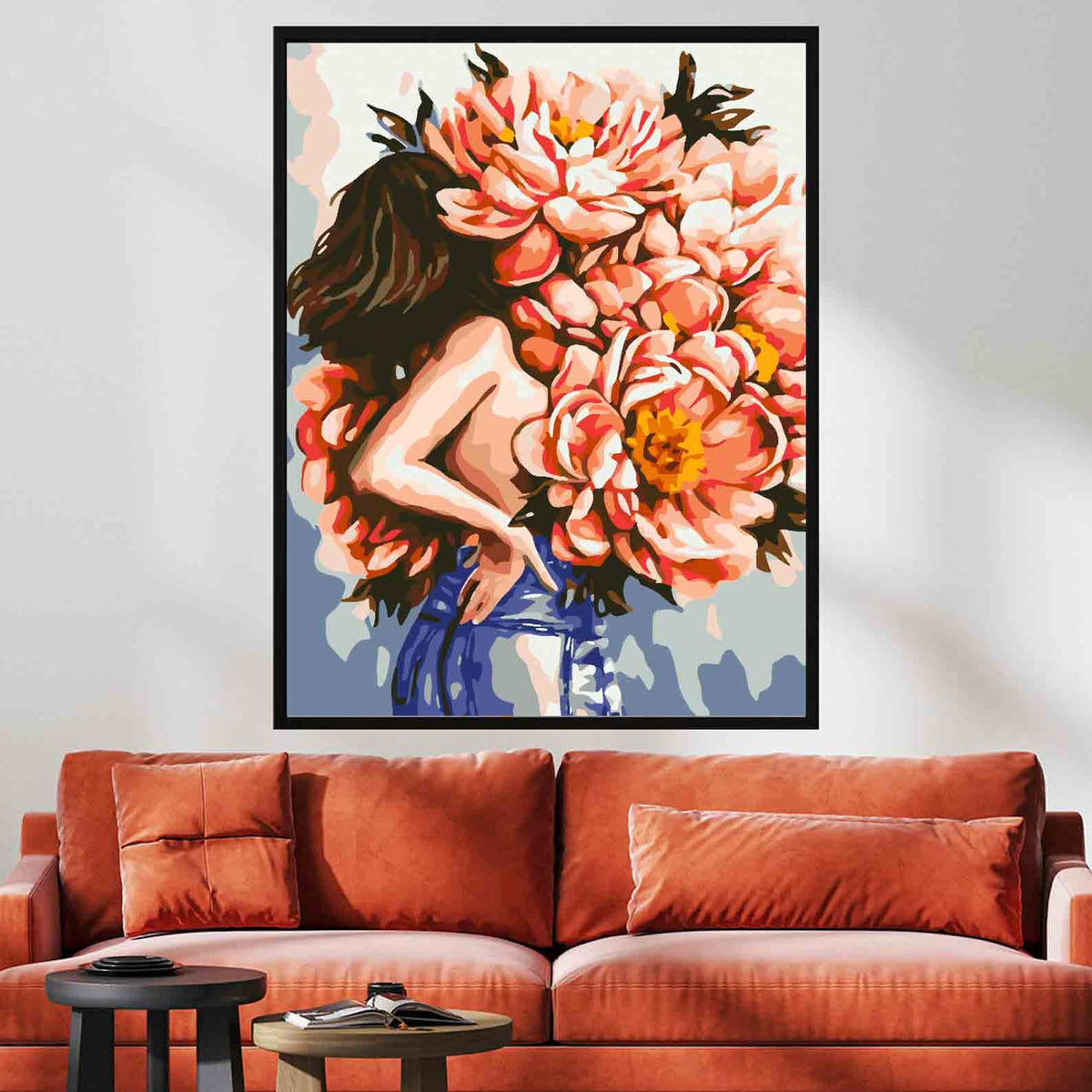 Paint by numbers - Floral Head 4074