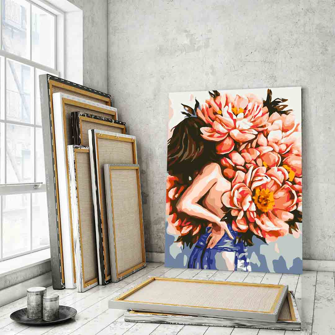 Paint by numbers - Floral Head 4074