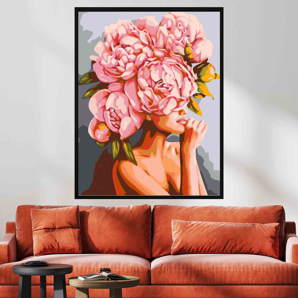 Paint by numbers - Floral Head 4076