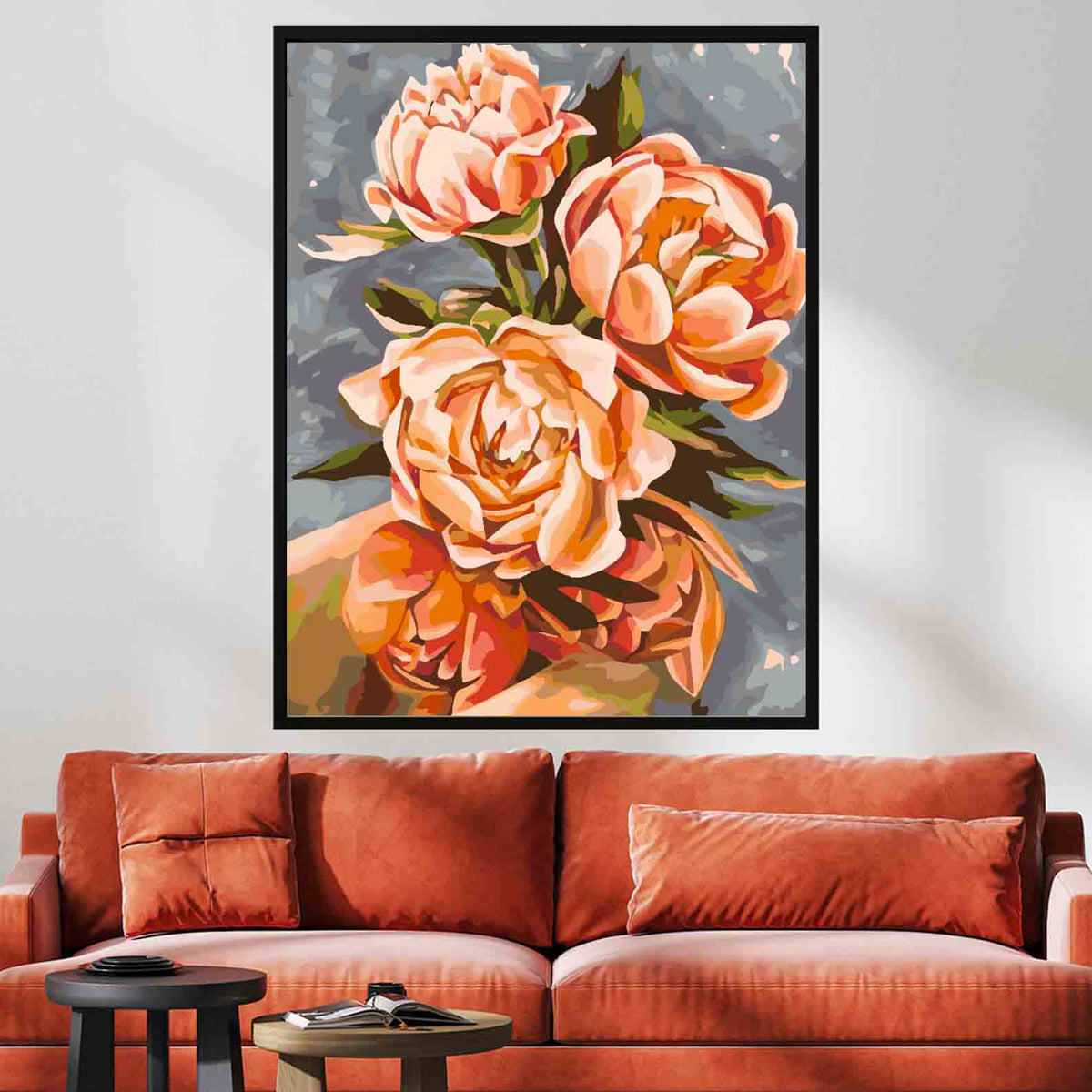 Paint by numbers - Orange Flowers 4077