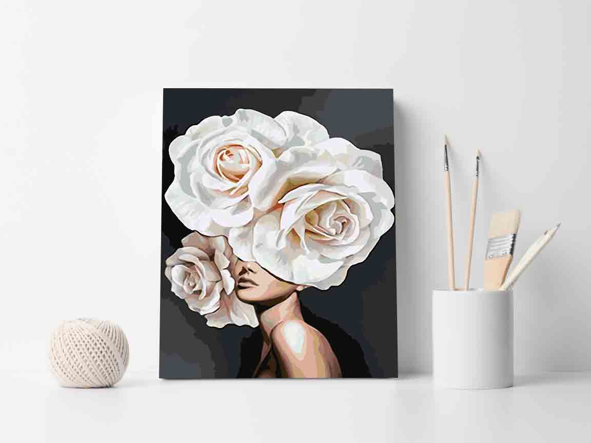 Paint by numbers - Floral Head 4079