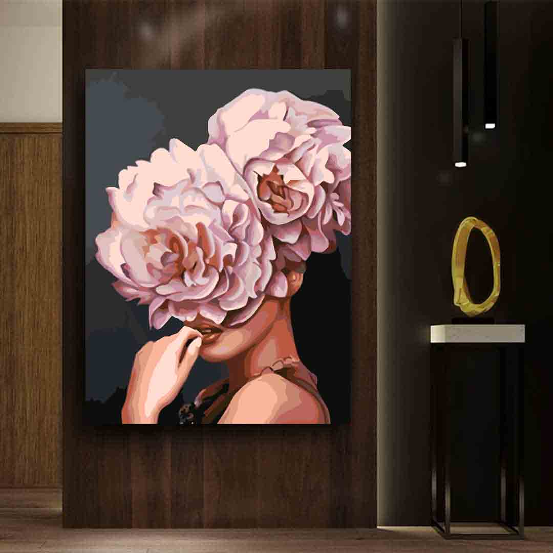 Paint by numbers - Floral Head 4082