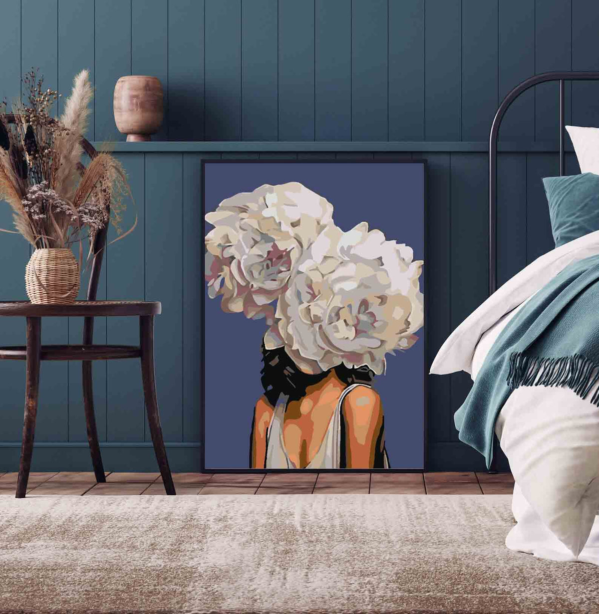 Paint by numbers - Floral Head 4084