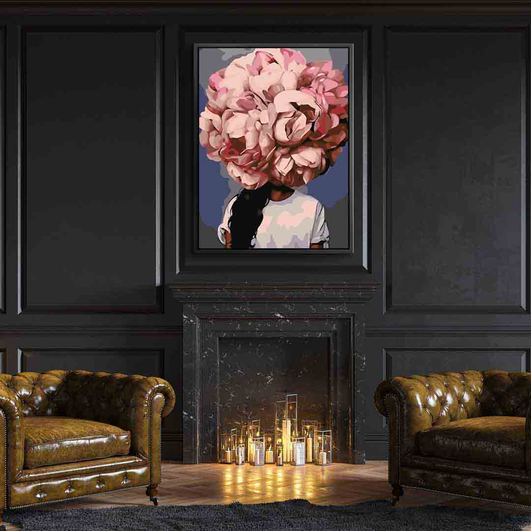 Paint by numbers - Floral Head 4085