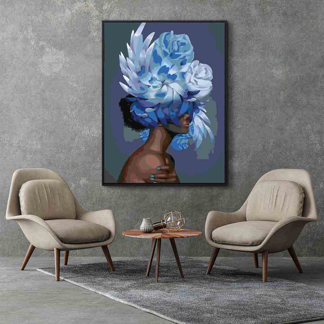 Painting by numbers - Floral Head 4090