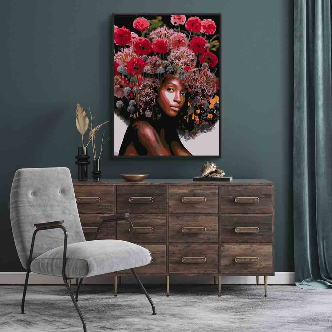 Paint by numbers - Floral Head 4091