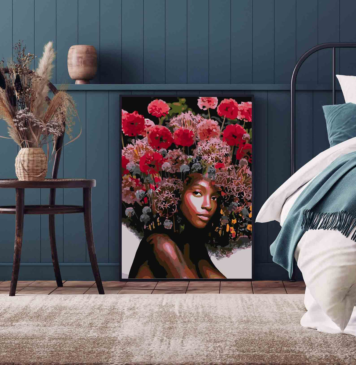 Paint by numbers - Floral Head 4091