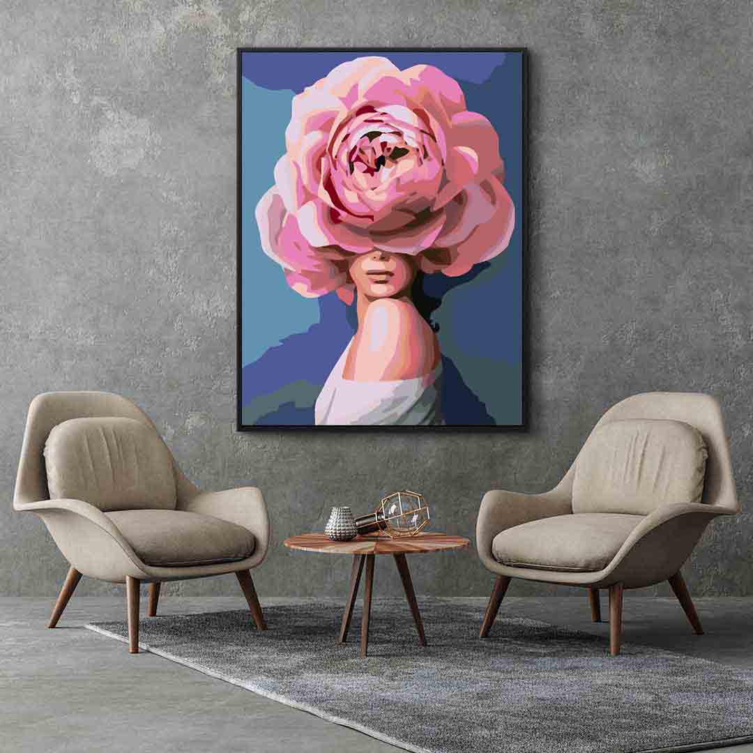 Paint by numbers - Floral Head 4092