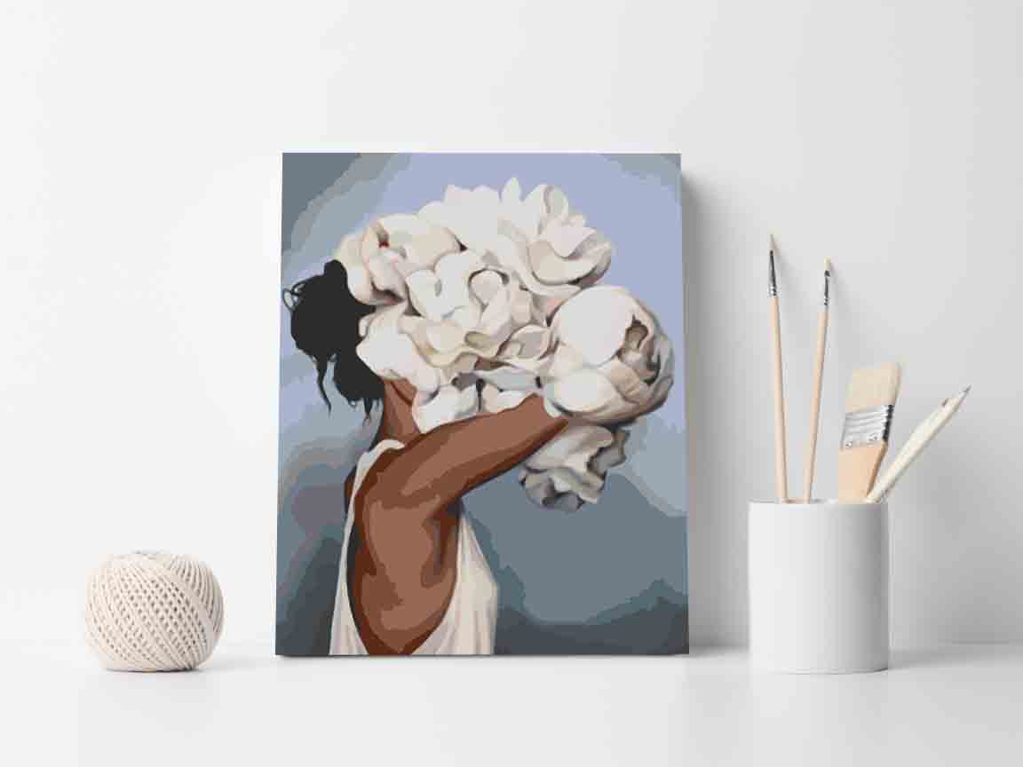 Paint by numbers - Floral Head 4093