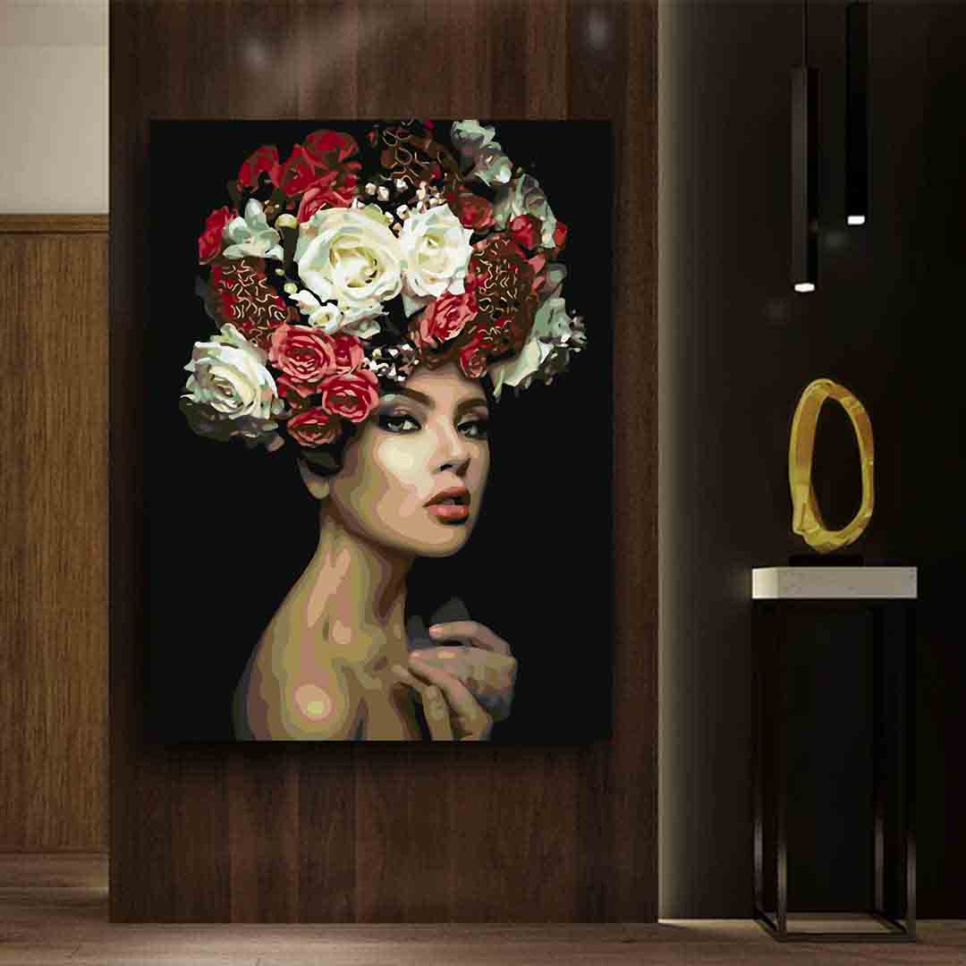 Paint by numbers - Floral Head 4095