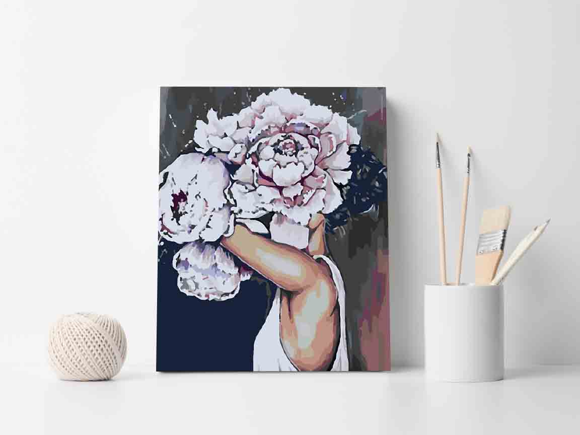 Paint by numbers - Floral Head 4098
