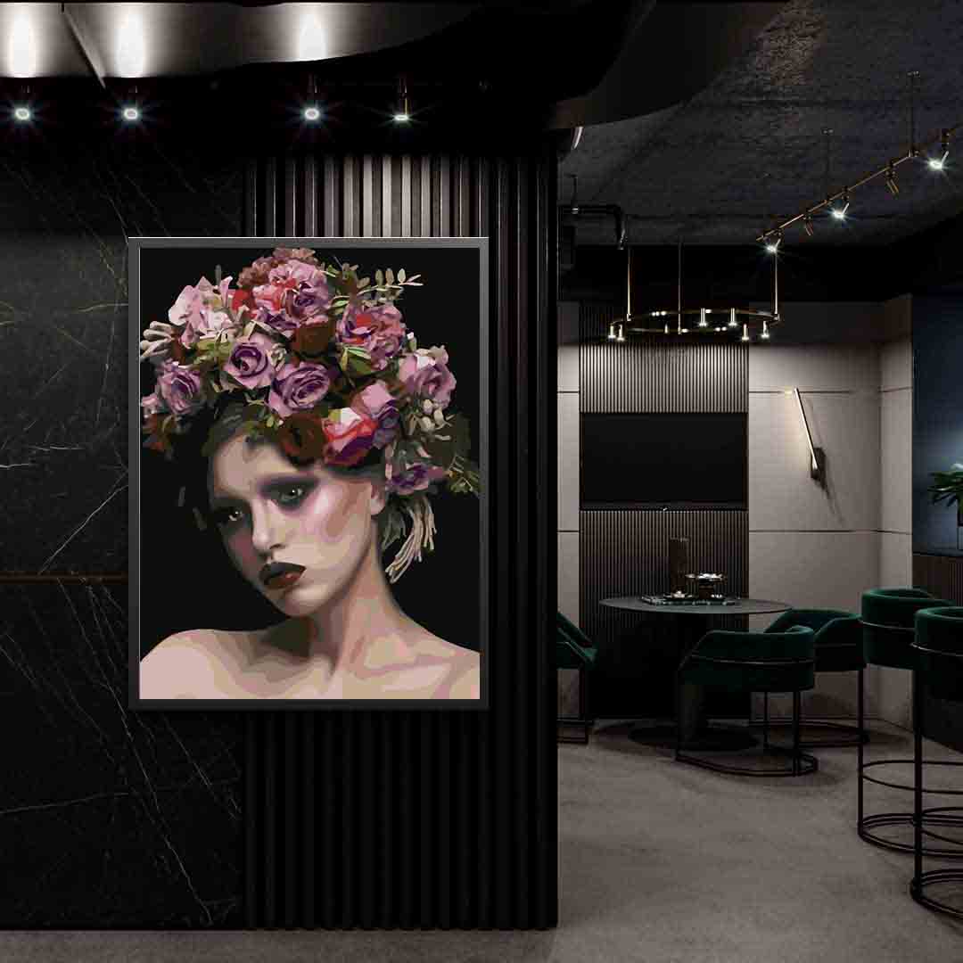 Paint by numbers - Floral Head 4099