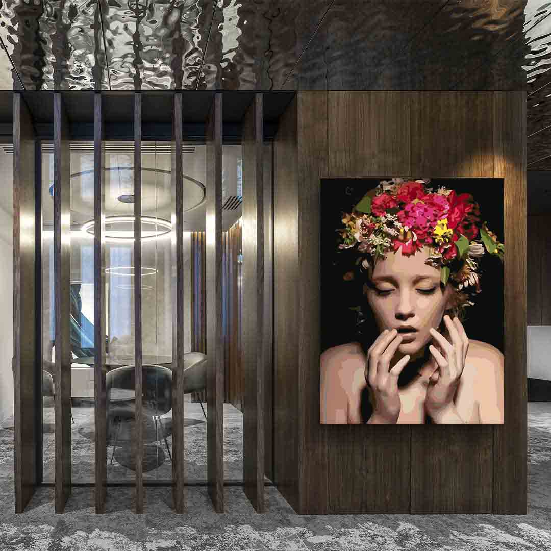 Paint by numbers - Floral Head 4101