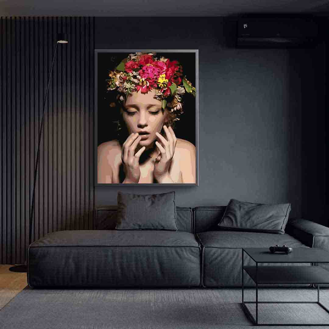 Paint by numbers - Floral Head 4101