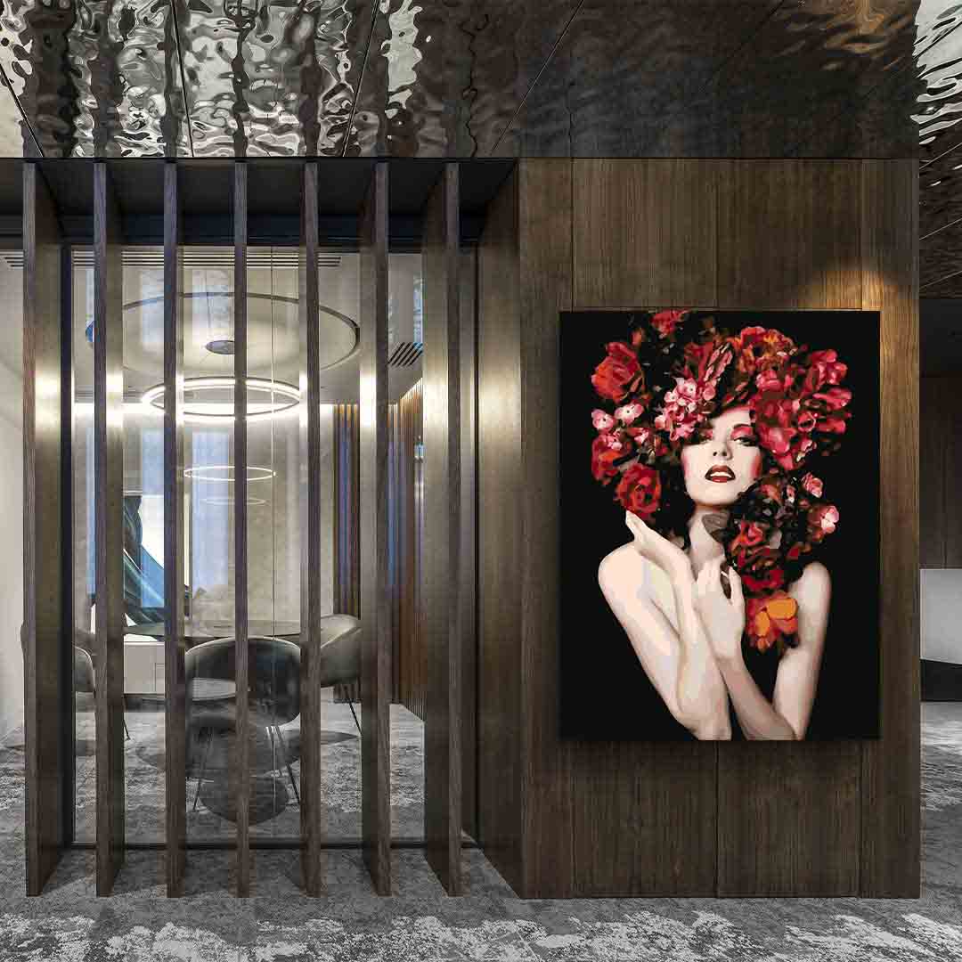Paint by numbers - Floral Head 4103