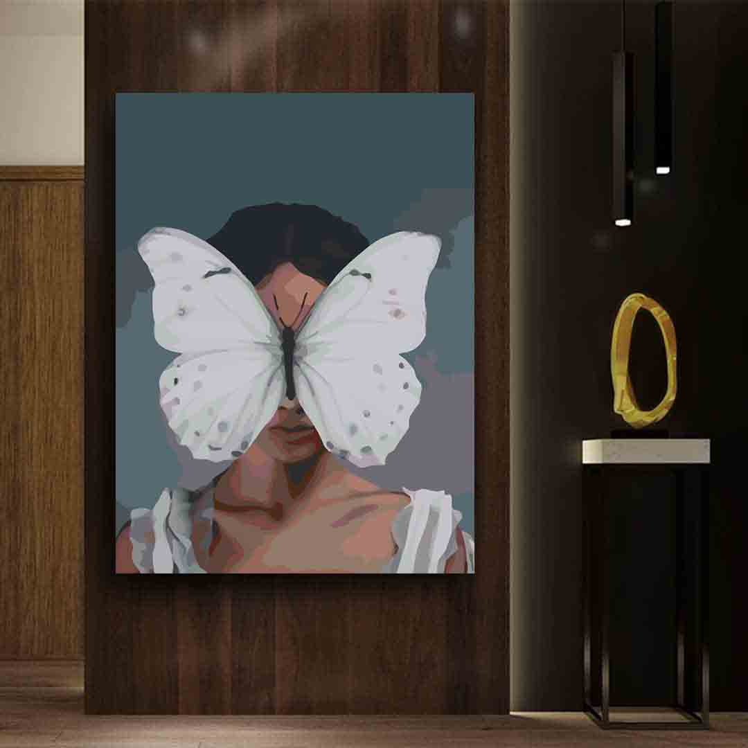 Painting by numbers - Floral Head 4104