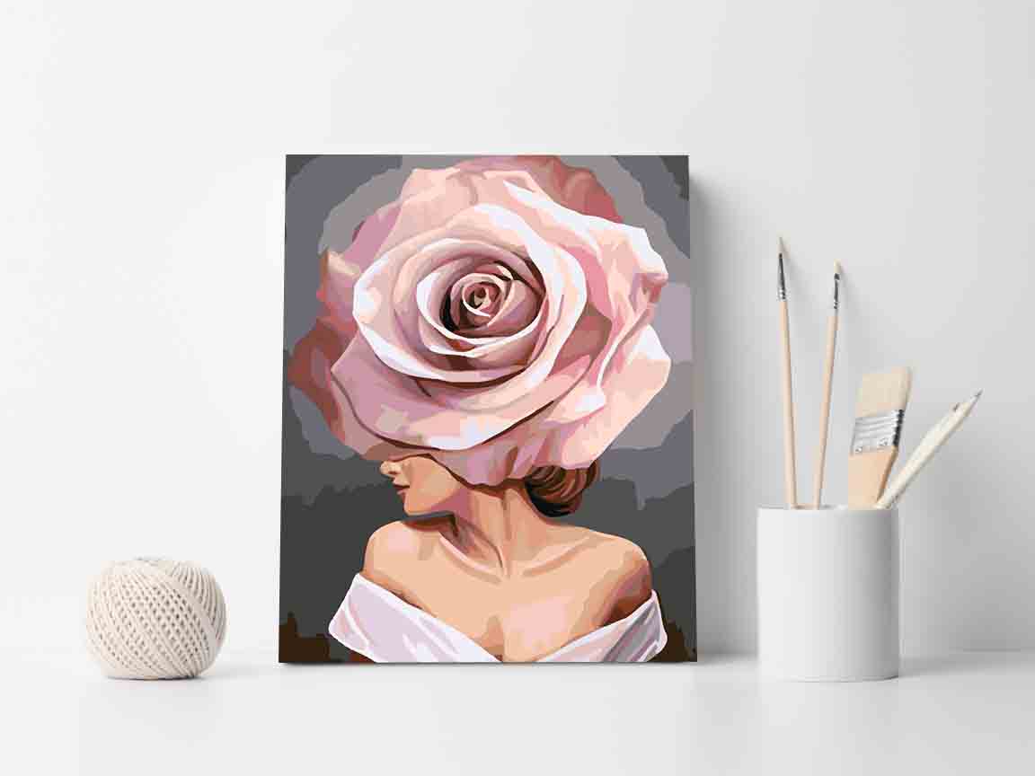 Paint by numbers - Floral Head 4105