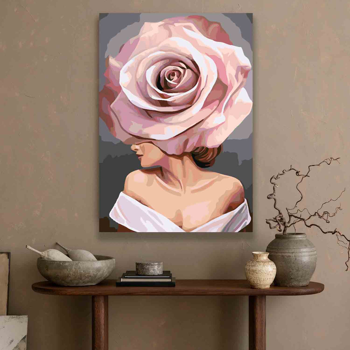 Paint by numbers - Floral Head 4105