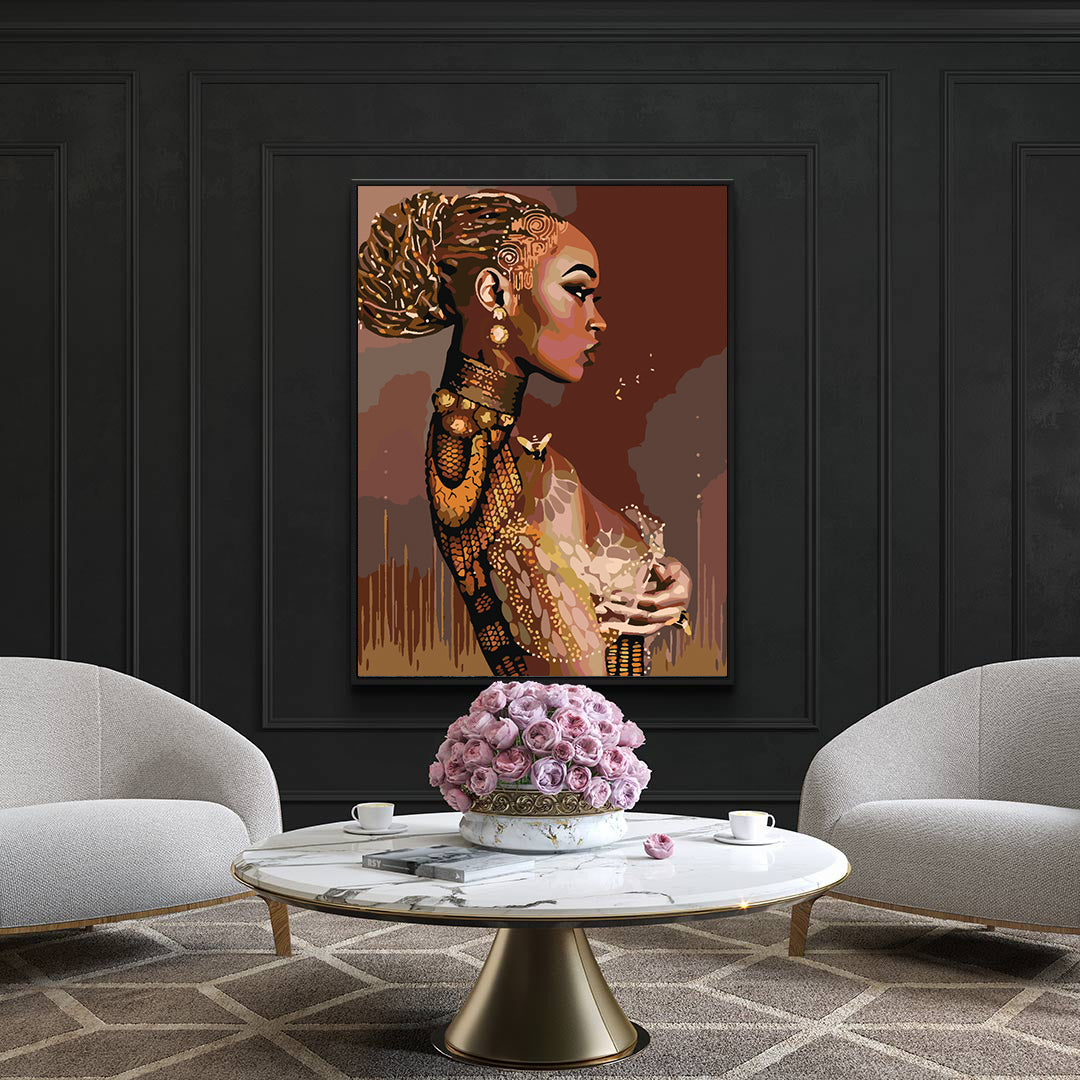 Painting by numbers - Girl Portrait 4108