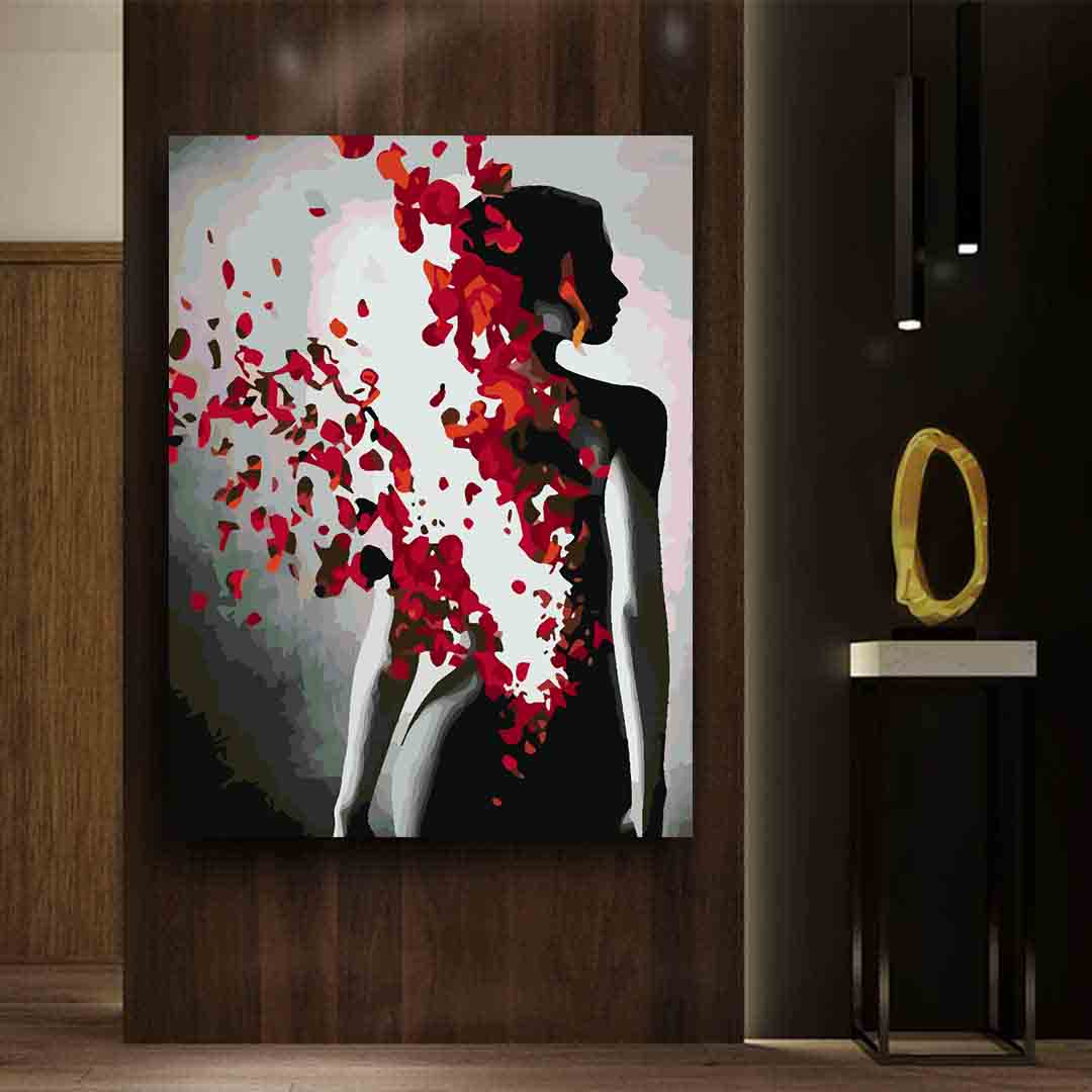 Paint by numbers - Floral Head 4107