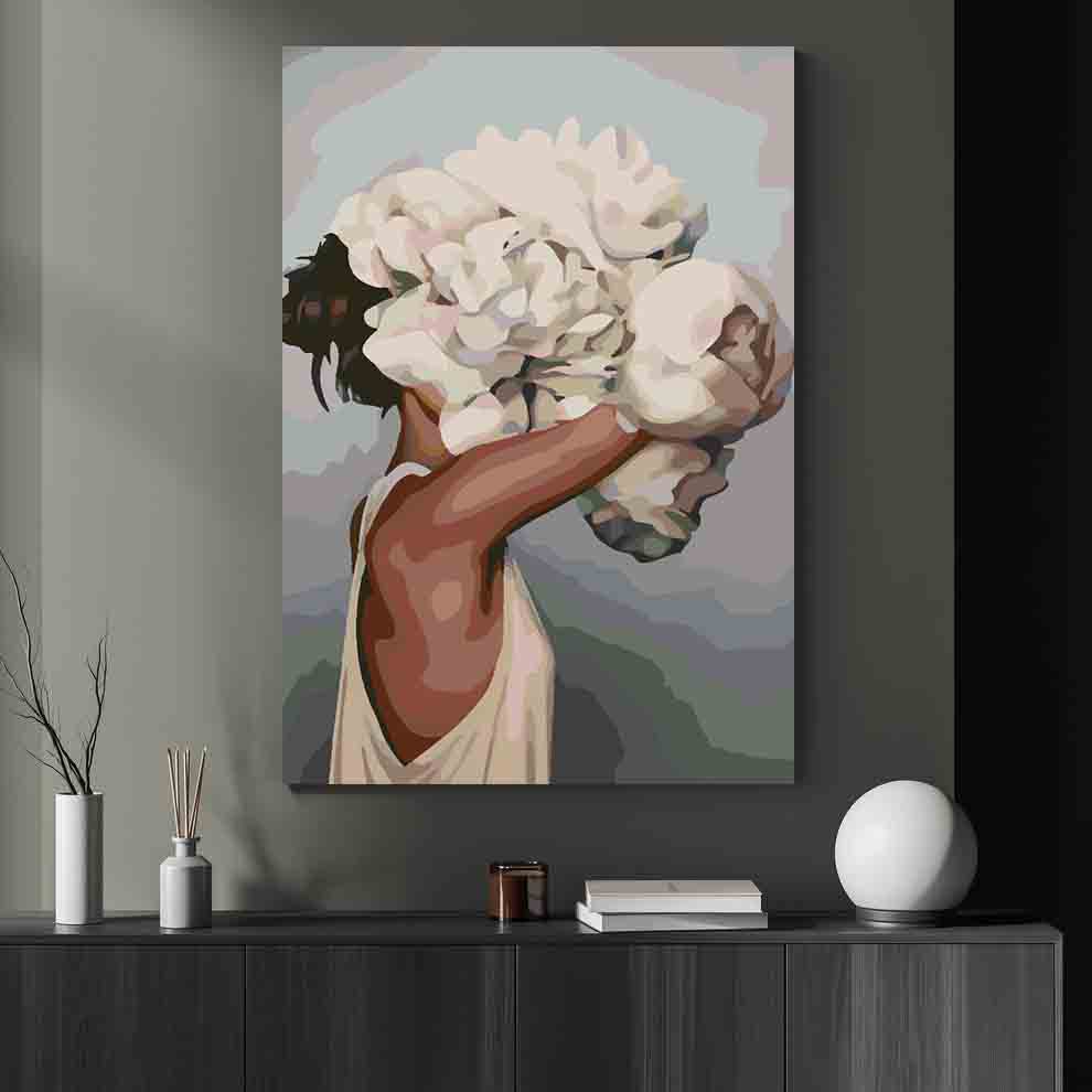 Painting by numbers - Floral Head 4110