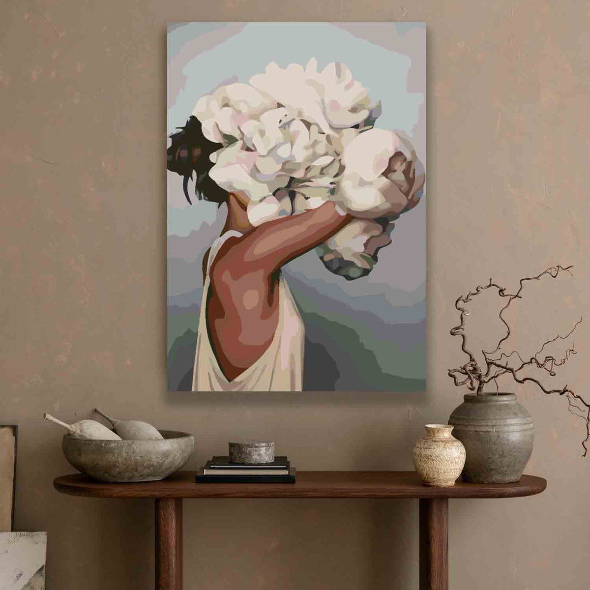Painting by numbers - Floral Head 4110