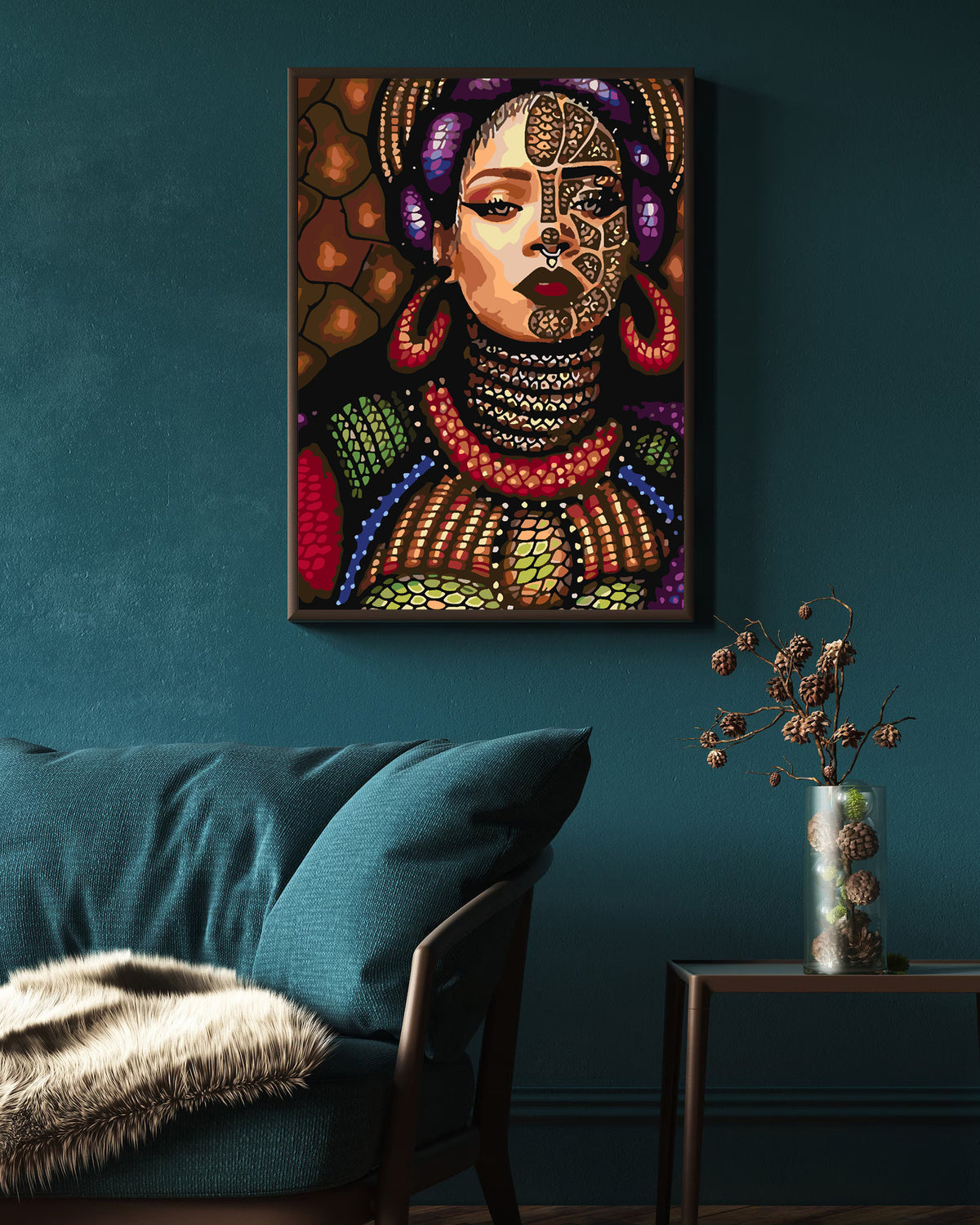 Painting by numbers - Girl Portrait 4115