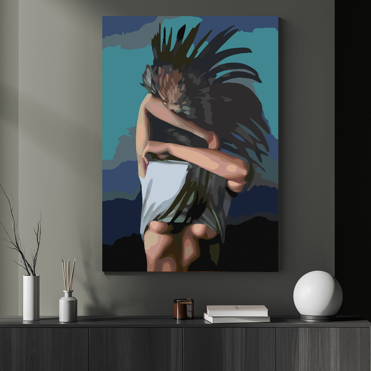Paint by numbers - Girl with Wings 4117
