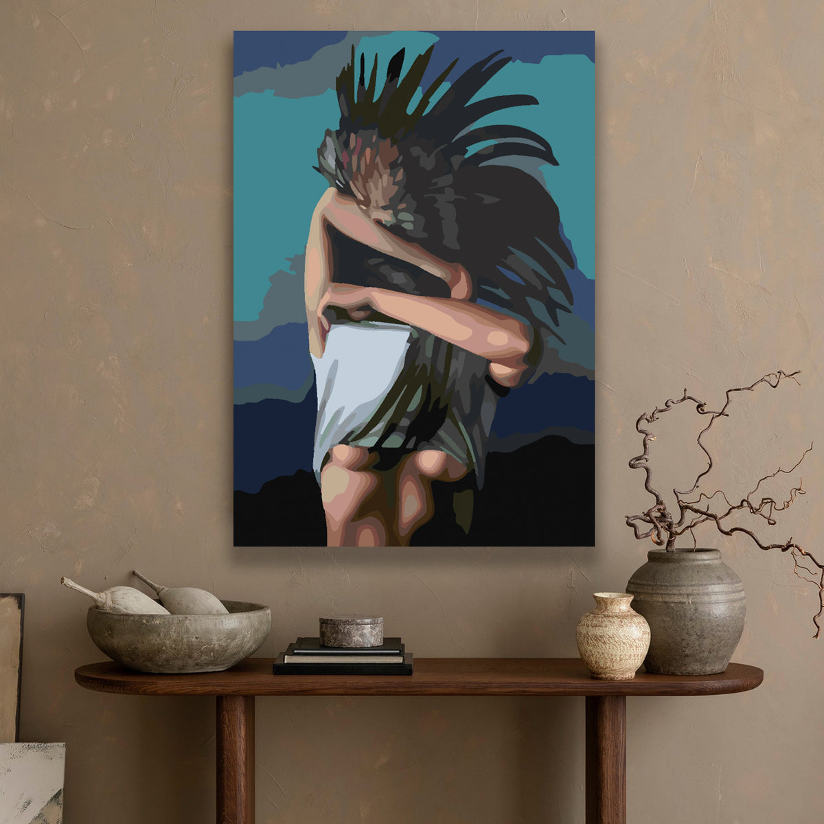 Paint by numbers - Girl with Wings 4117