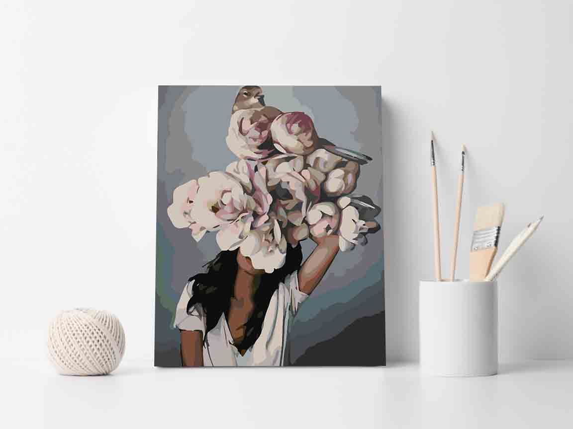 Paint by numbers - Floral Head 4118