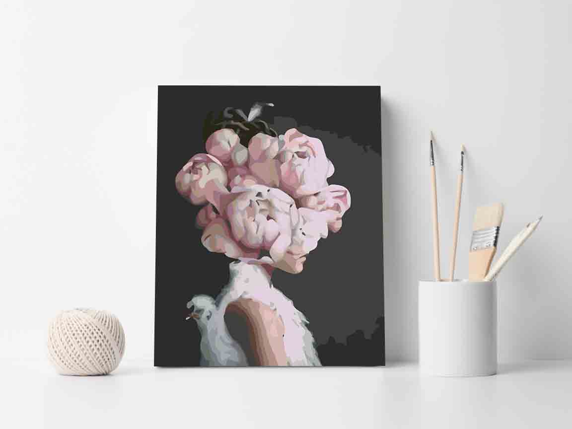 Paint by numbers - Floral Head 4119