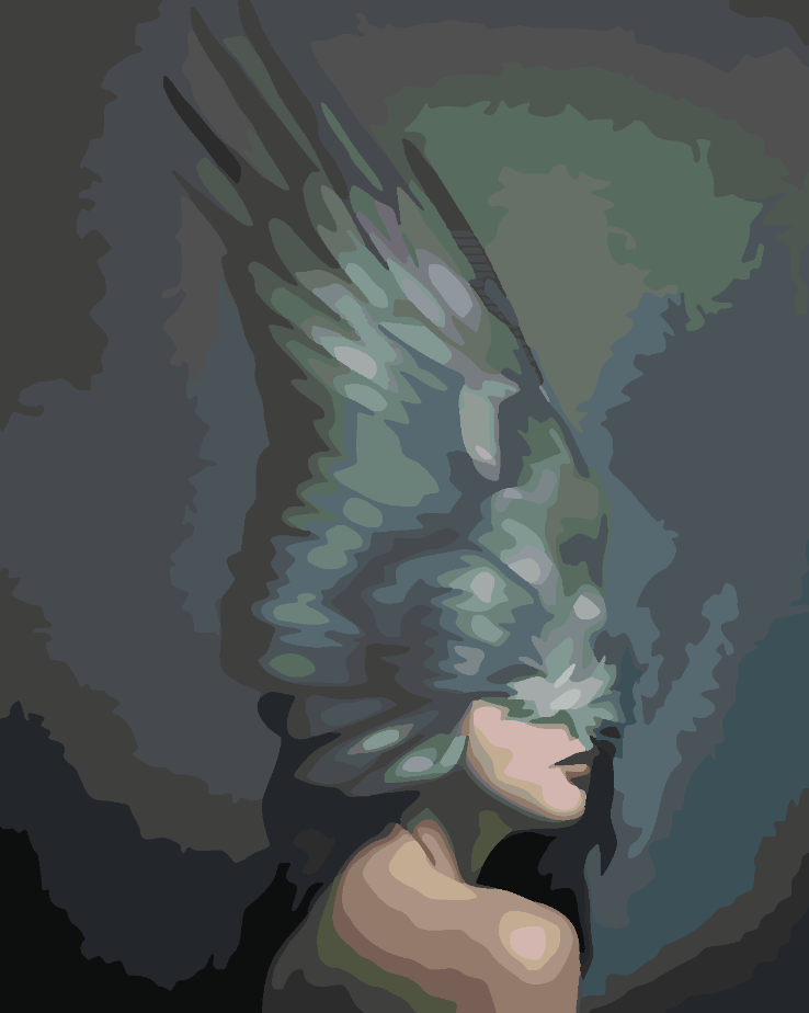 Paint by numbers - Girl with Wings 4121