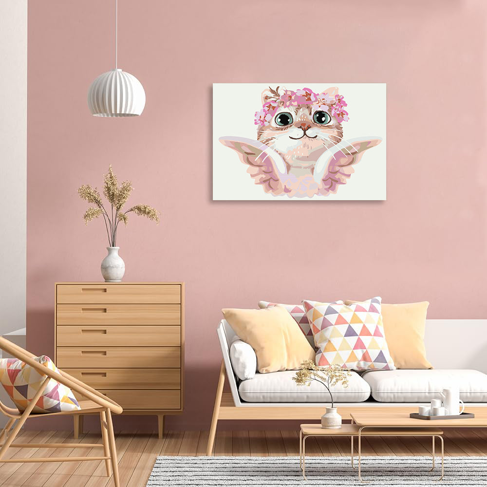 Рисуване по номера - Котенце за деца 4126
