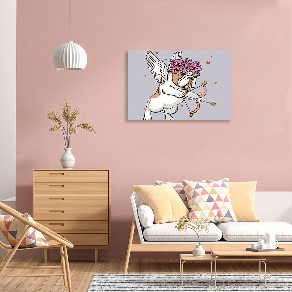 Pictura pe numere - Cainisorul Cupidon 4128