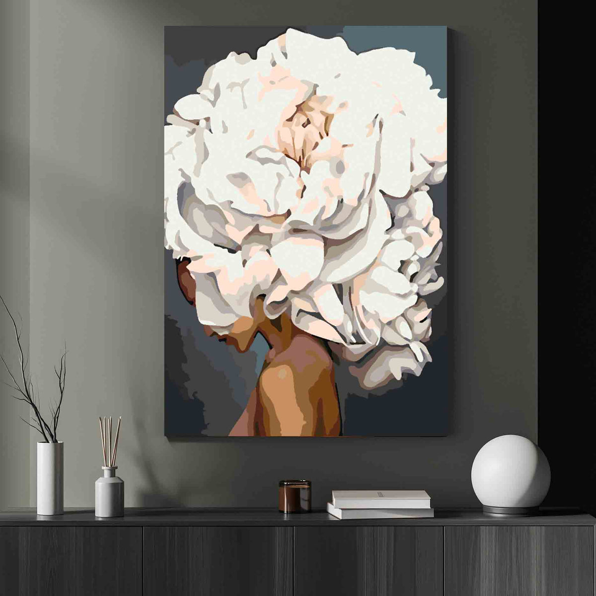 Paint by numbers - Floral Head 4135
